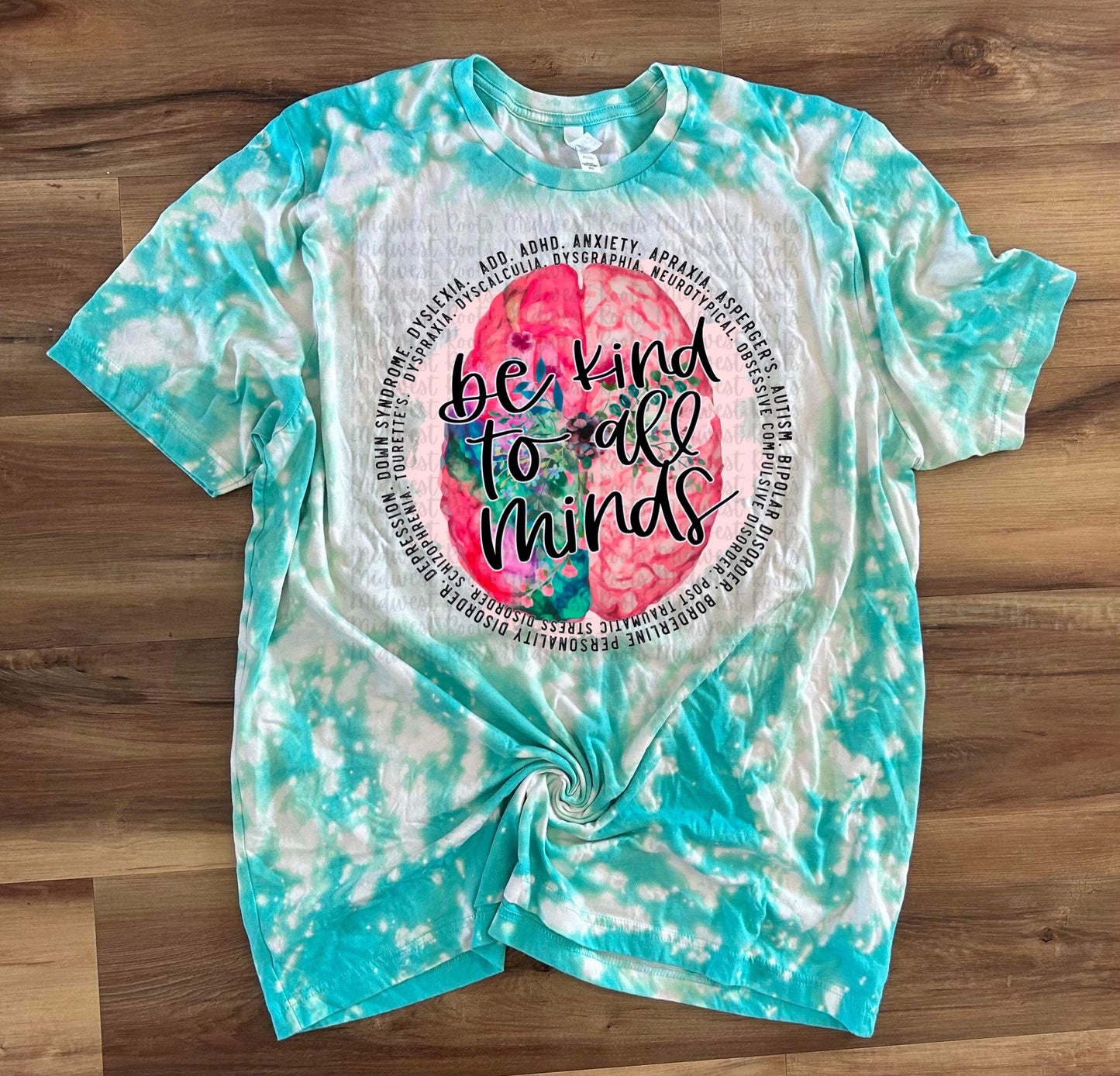 Be Kind To All Minds Sublimation Print