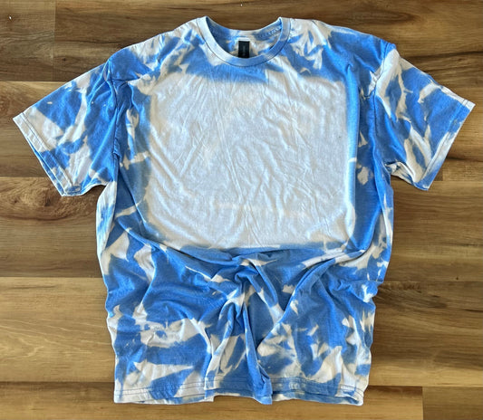 Blank Bleached T-shirt in Heather Royal