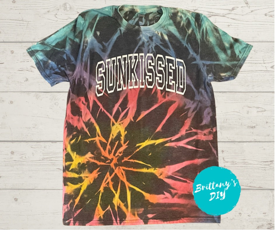 Custom Reverse Tie Dye Top