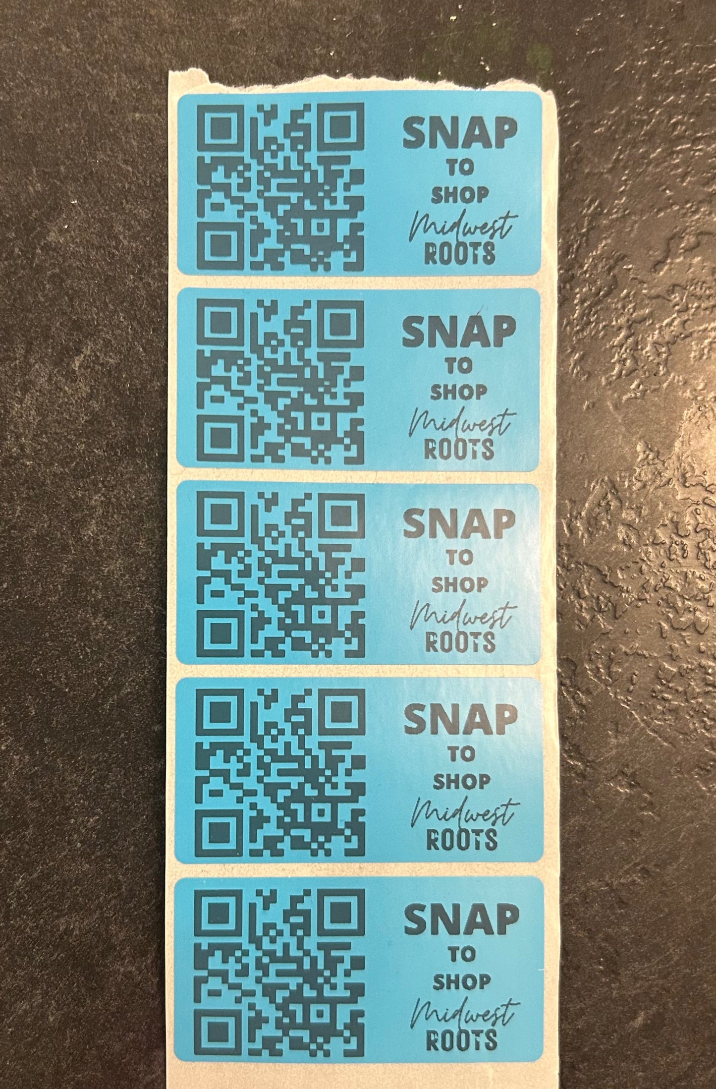 Custom Snap to Shop Rectangle Stickers