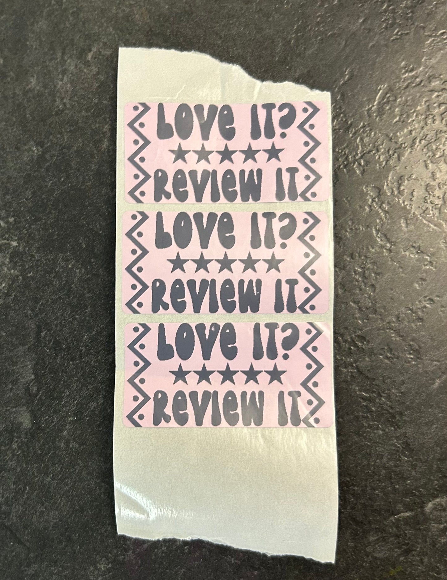 Love it Review It Stickers