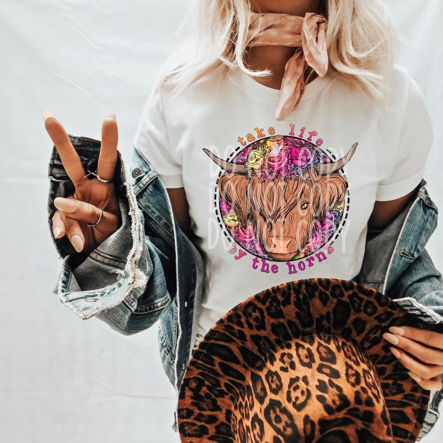 Take Life by the Horns Sublimation Print