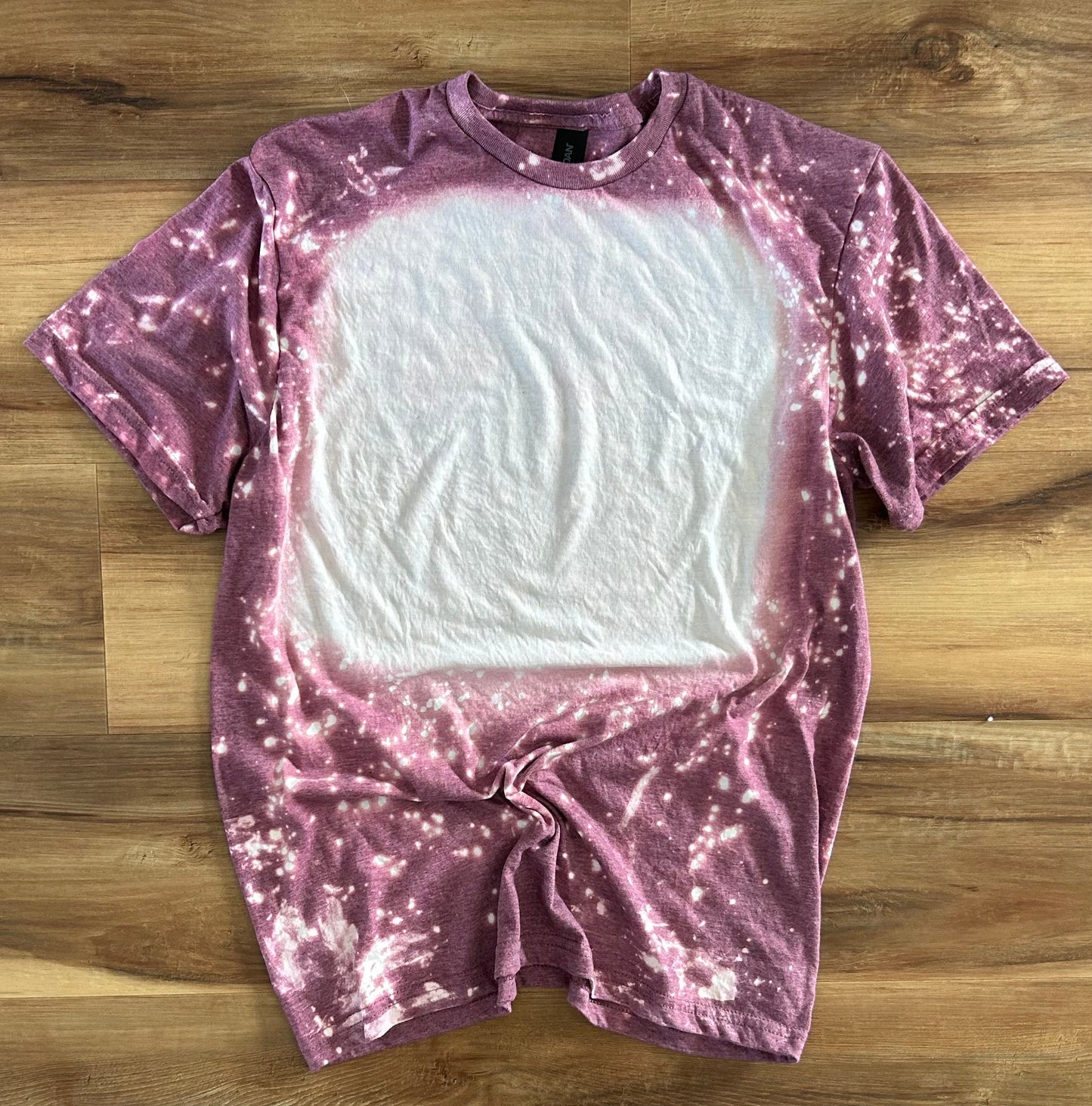 Blank Bleached T-shirt in Heather Royal