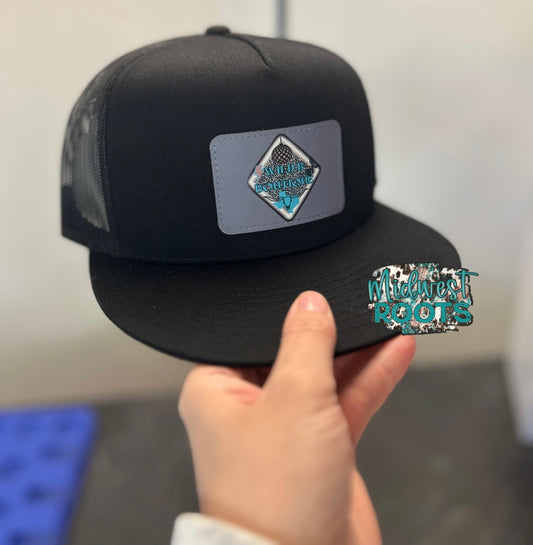 WS Completed Custom Trucker Hat with Hat Patch