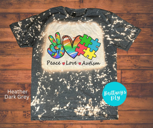 Peace Love Autism Top