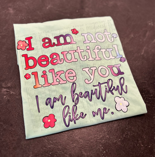 WS Completed I Am Beautiful like Me Top in Mint
