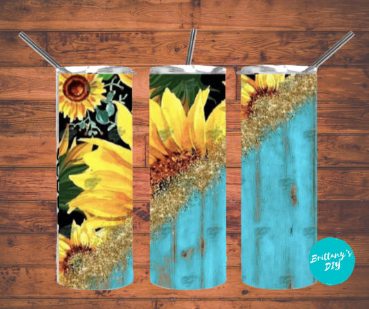 Sunflower Wood Tumbler