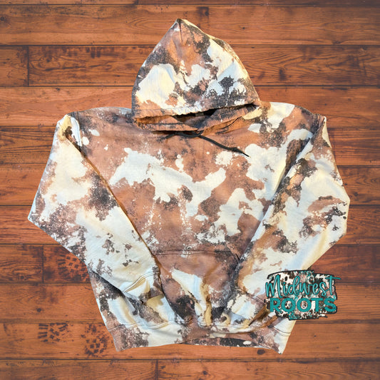 Blank Cow Print Hoodie