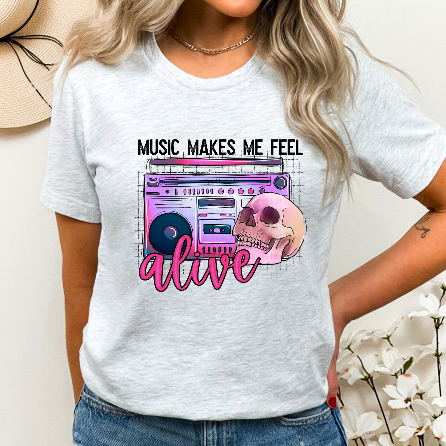 Music Makes me Feel Alive Sublimation Print
