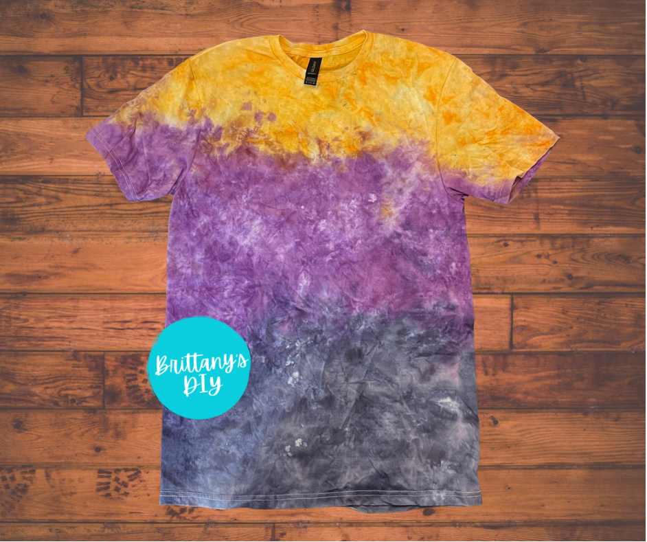 Blank Orange, Purple, Black Dyed Top