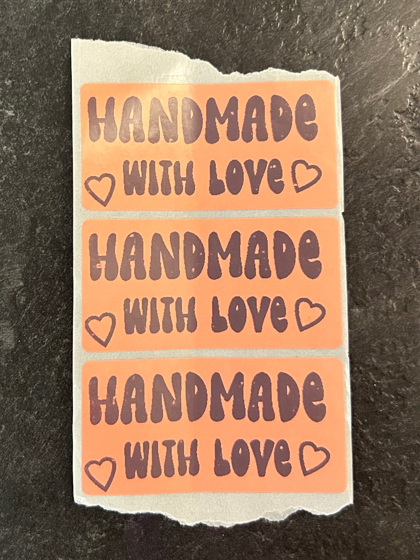 Handmade with Love Stickers