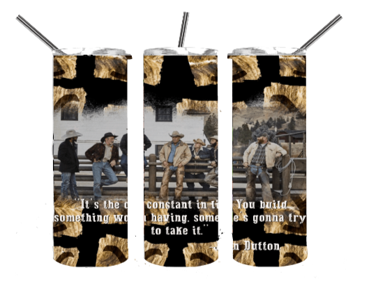 Yel_ow St_ne Tumbler Sublimation Print