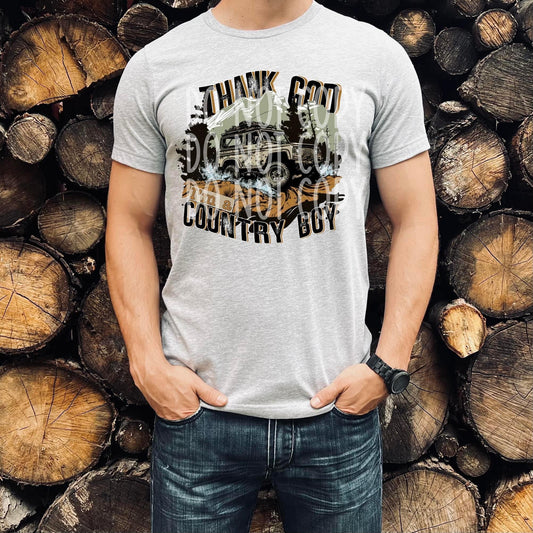 WS Completed Thank God I’m a Country Boy Top