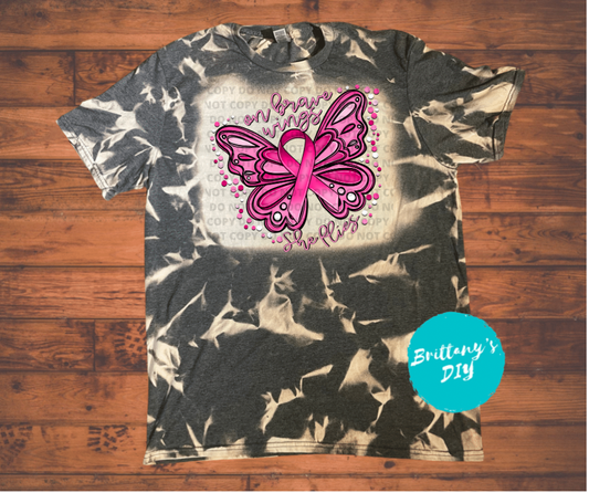 Brave Wings Butterfly Breast Cancer Top