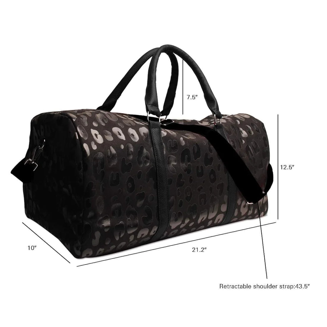 RTS Cheetah Print Weekend Bag