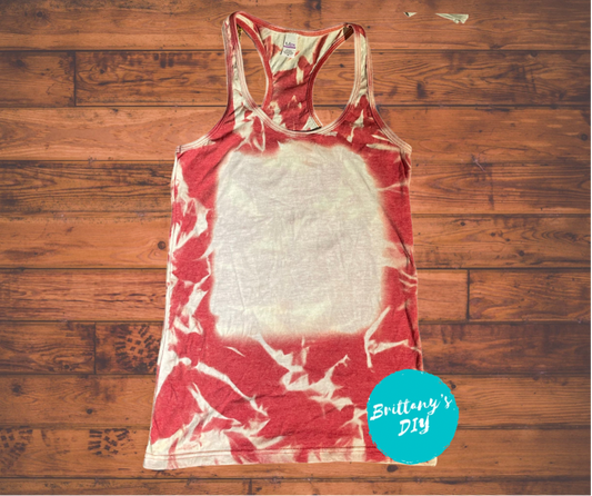 Blank Bleached Tank Top