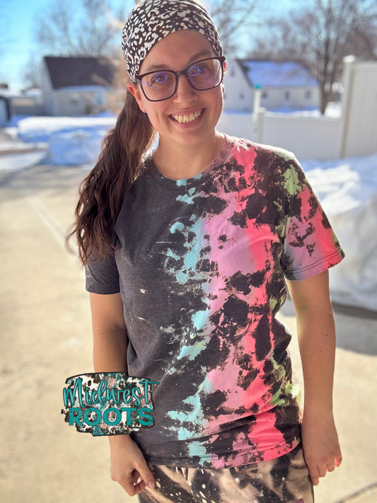 Custom Reverse Tie Dye Top