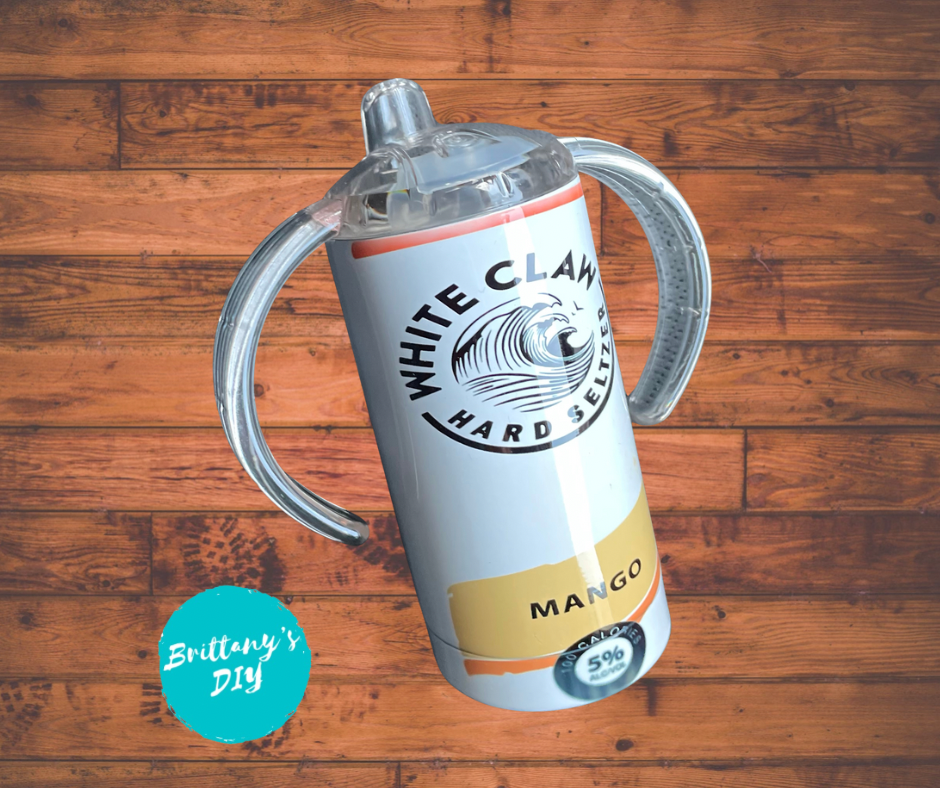 Whi_e Cl_w Kids Sippy/Water Bottle