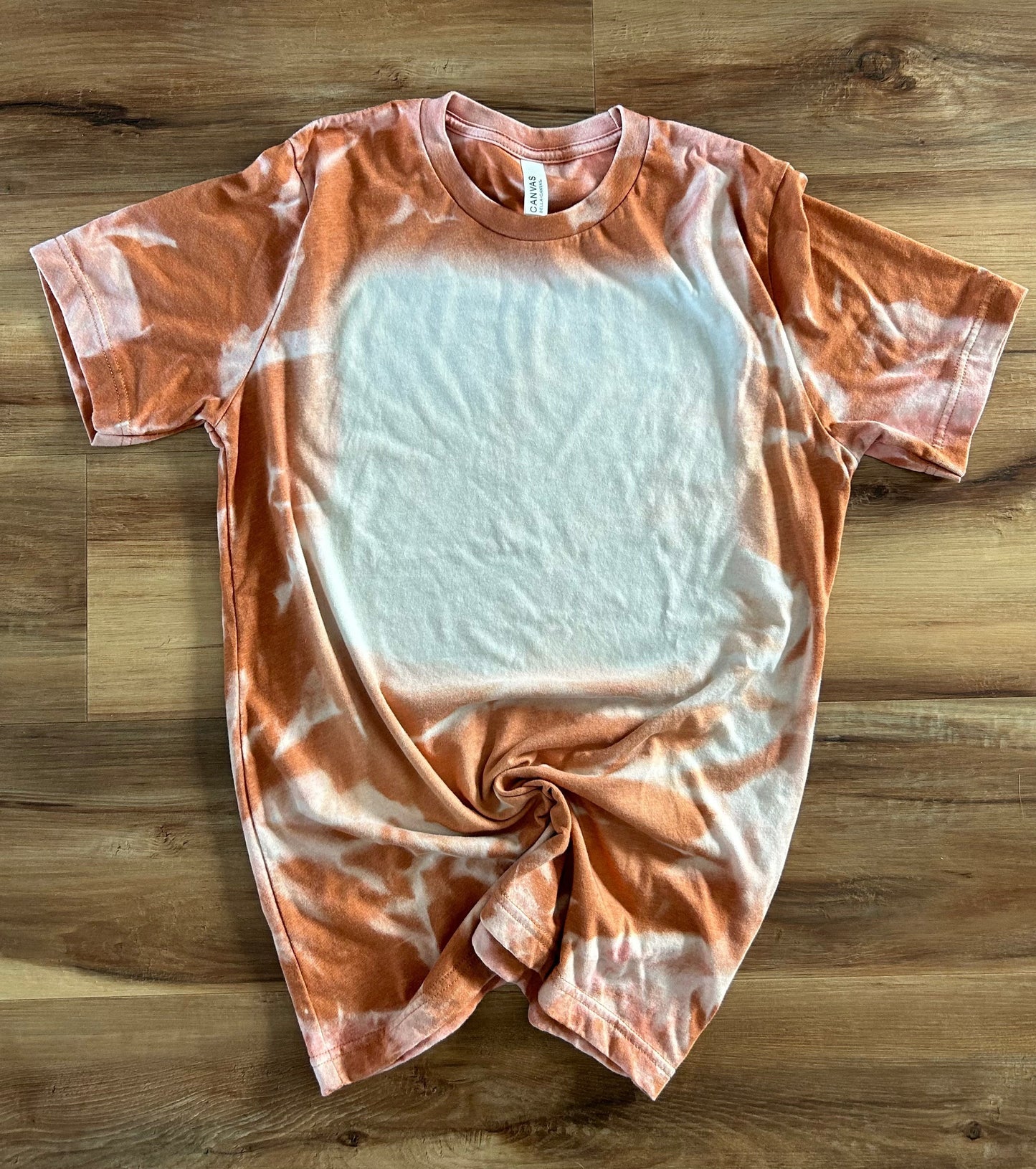 Blank Bleached T-shirt in Heather Royal