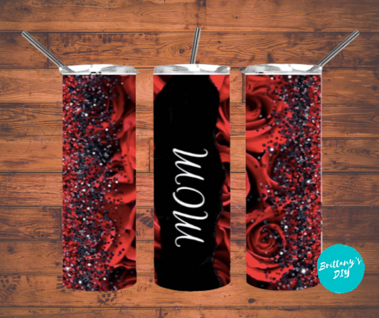 Mom Rose Tumbler