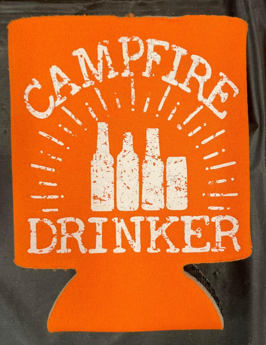 Campfire Drinker Can Cooler