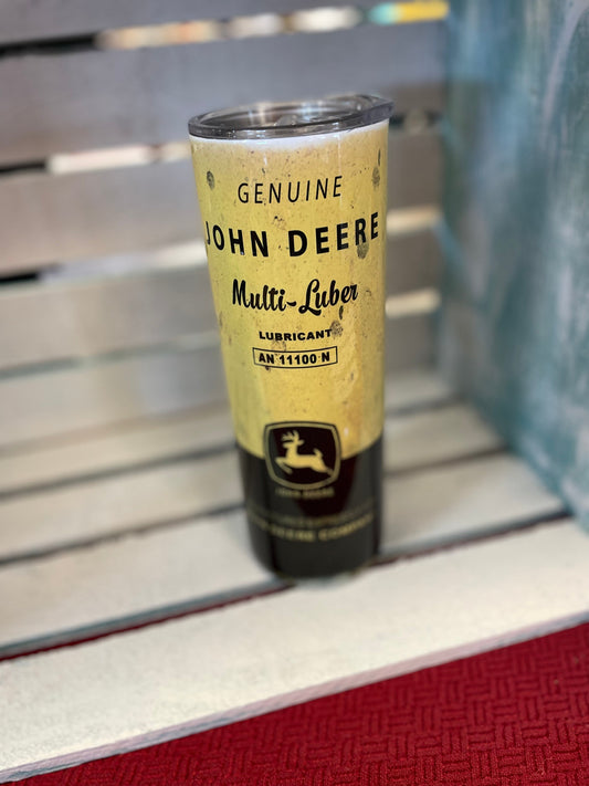 Black and Yellow JD Tumbler