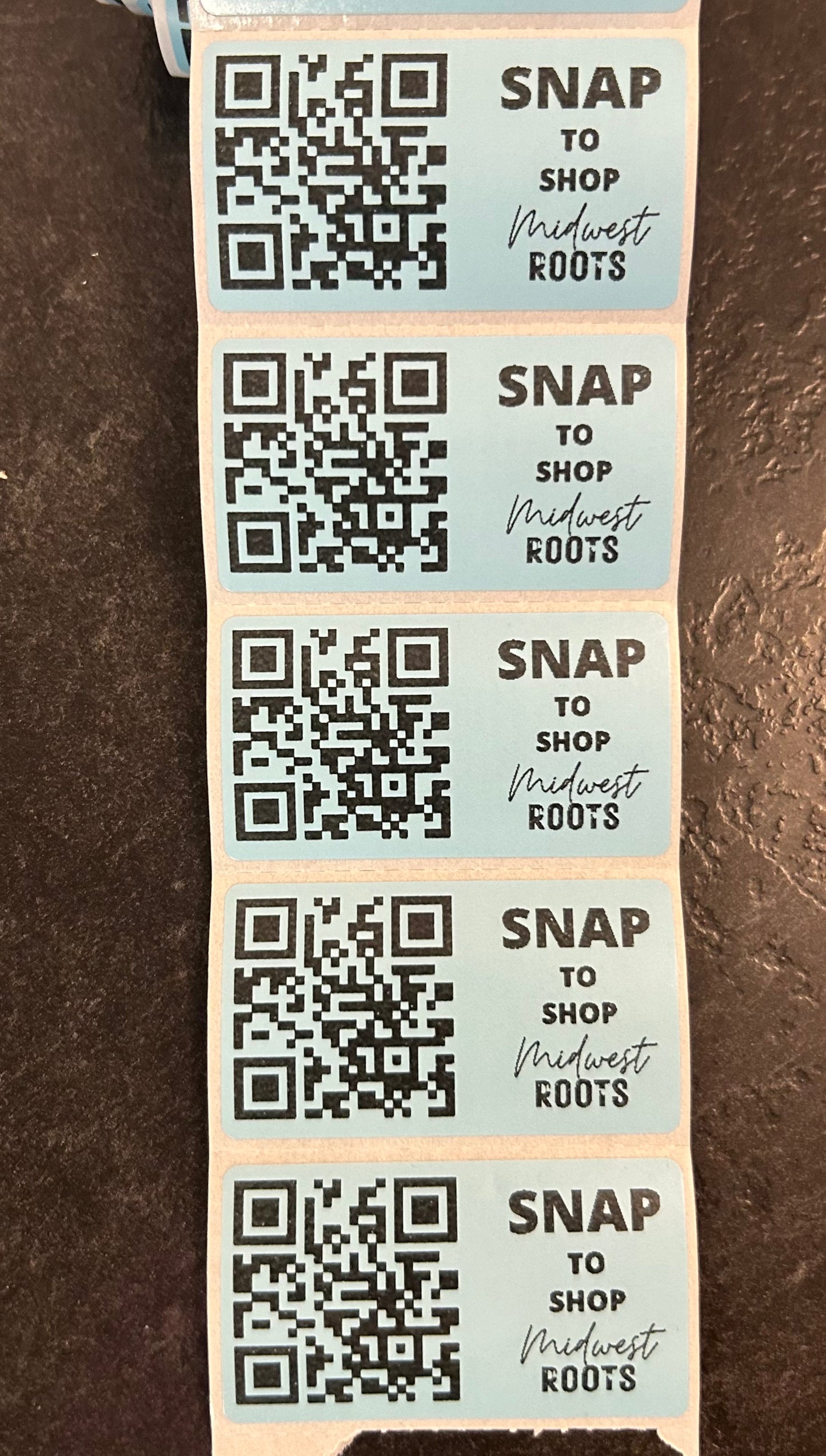 Custom Snap to Shop Rectangle Stickers